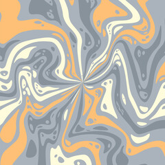 Naklejka premium Abstract psychedelic groovy background. Vector illustration.