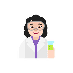 Woman Scientist: Light Skin Tone