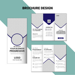 This is a Brochure design . Clean, standard colors, and beautiful and elegant writing. Which will help you expand your business.