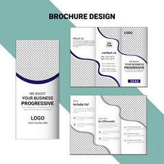 This is a Brochure design . Clean, standard colors, and beautiful and elegant writing. Which will help you expand your business.