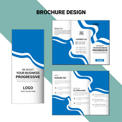 This is a Brochure design. Clean, standard colors, and beautiful and elegant writing. Which will help you expand your business.