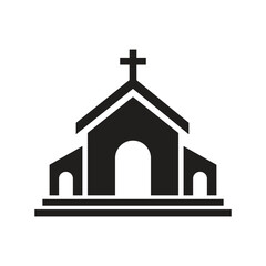 Church logo, icon ,symbol isolated on white background