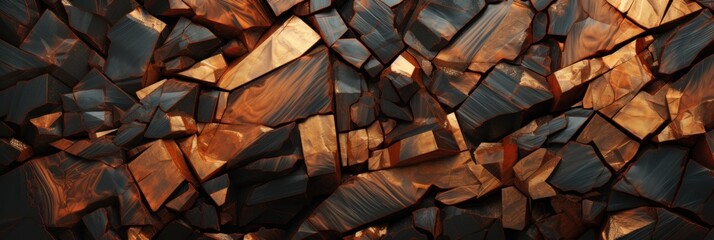 Material Science Abstract Copper Texture