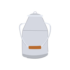 bottle metal milk can cartoon. tank farm, cow retro, tin food bottle metal milk can sign. isolated symbol vector illustration