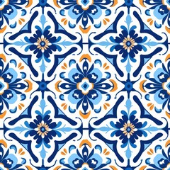 Colorful Mediterranean Pattern Background