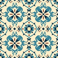 Mediterranean Tile Pattern Design