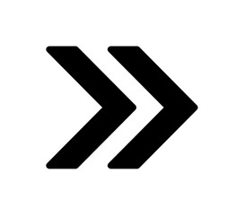 Modern simple black arrow icon. Arrow and cursor on flat style for web design or interface