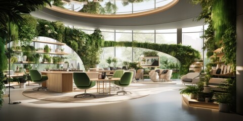 Modern Eco-Friendly Office Interior Design