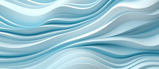 Fototapeta premium Beautiful futuristic Geometric background for your presentation. Textured intricate 3D wall, Blue tones