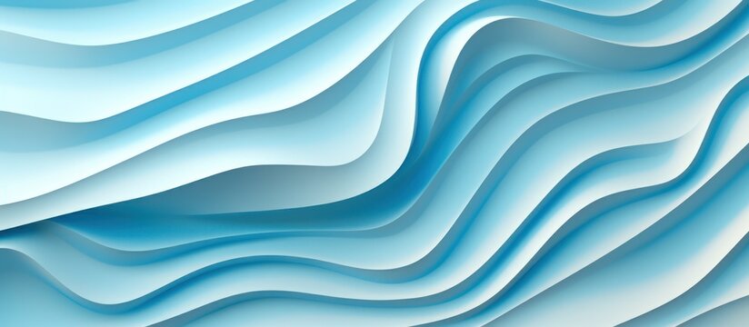 Beautiful futuristic Geometric background for your presentation. Textured intricate 3D wall, Blue tones © ETAJOE