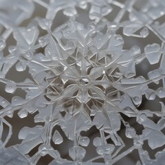 background with snowflakes, made by AI