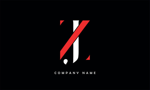 JZ, ZJ, J, Z Abstract Letters Logo Monogram