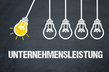 Fototapeta premium Unternehmensleistung 