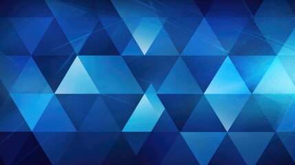 Obraz premium Abstract blue geometric painting art background. Blue Monday concept. Geometrical artwork illustration for wallpaper, cover, poster, print, web.