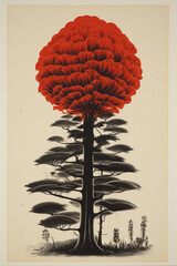 Nature's Symphony: Artistic Tree Illustrations