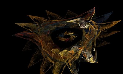 Fraktal, abstrakte Grafik, Hintergrund