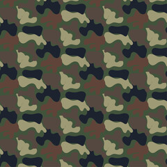 Brown green and black vector camouflage background