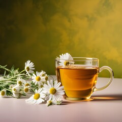 Chamomile tea Ai generated
