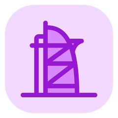 Editable skyscraper, tower, business vector icon. Landmark, monument, building, architecture. Part of a big icon set family. Perfect for web and app interfaces, presentations, infographics, etc