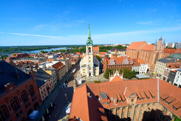 view of the town torun, poland