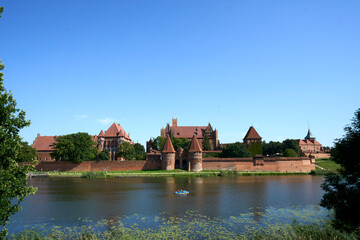 old castle in poland  
Zamek w Malborku