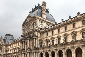 Fototapeta na wymiar The Louvre Palace Paris