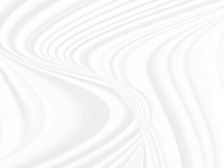 fashion textile white Clean woven beautiful soft fabric abstract smooth curve shape decorative background
