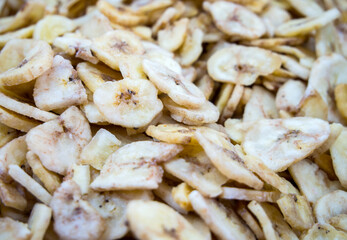 Dried Banana Fruit Chips