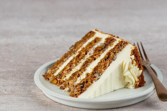 Carrot cake with cream cheese frosting