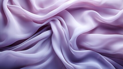 Fototapeta premium Delicate lilac silk threads intricately woven together, creating a rich and luxurious purple fabric fit for elegant clothing