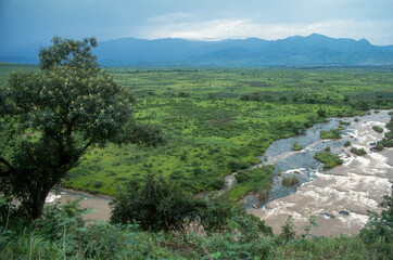 Fototapeta na wymiar riviere Ruzizi, Rwanda