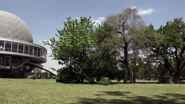 The Public Building Galileo Galilei Planetarium, commonly known as "Planetario", is located in Parque Tres de Febrero in the Palermo district of Buenos Aires, Argentina.