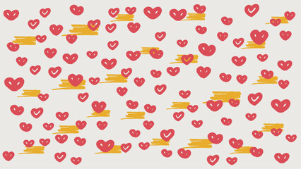 Orange red and gray grey vector organic confetti background