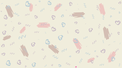 Colorful colourful vector organic confetti background with shapes