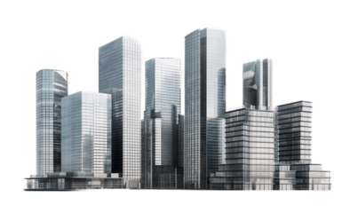 Skyscrapers in the city