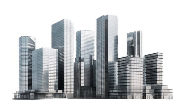 Skyscrapers in the city