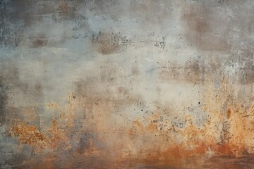 Fototapeta na wymiar A painting of an orange and brown wall. Suitable for interior design and home decor projects