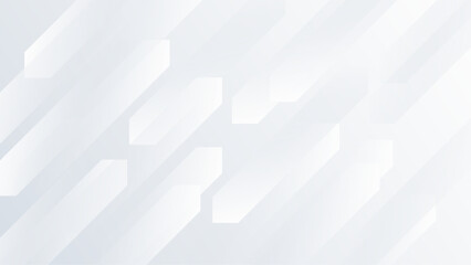 White vector gradient abstract background with shapes elements