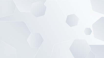 White minimal geometric shape abstract background