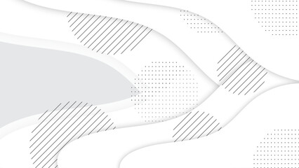 White vector minimalist simple abstract geometric background