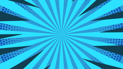 Obraz premium Blue vector vintage retro background