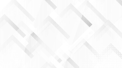 White vector abstract geometrical shape modern background