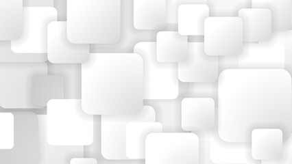 White vector abstract geometric shapes background
