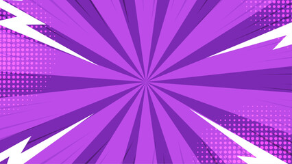 Purple violet vector retro zoom sunburst rays classic design