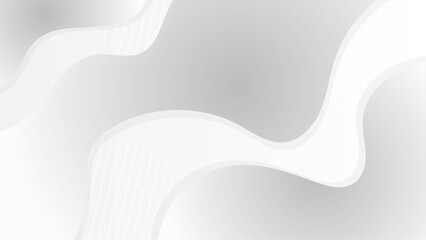 White vector abstract geometric shapes background