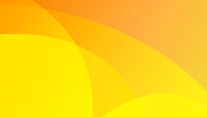 Orange and yellow vector abstract background with simple geometric shapes