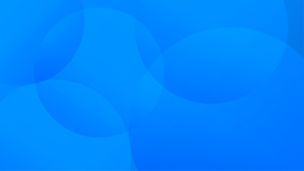 Blue abstract background with shapes