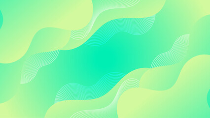 Green vector abstract creative background in minimal and simple trendy style
