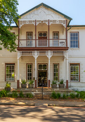 Architecture of the pretty town of Stellenbosch in South Africa