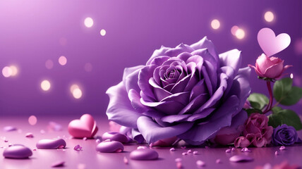 pink rose with drops